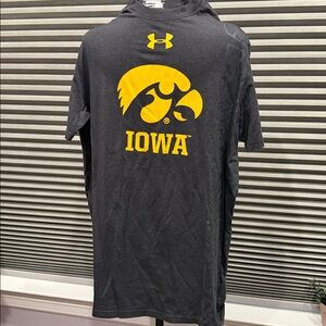 Under Armour Gray and Yellow Logo T-Shirt